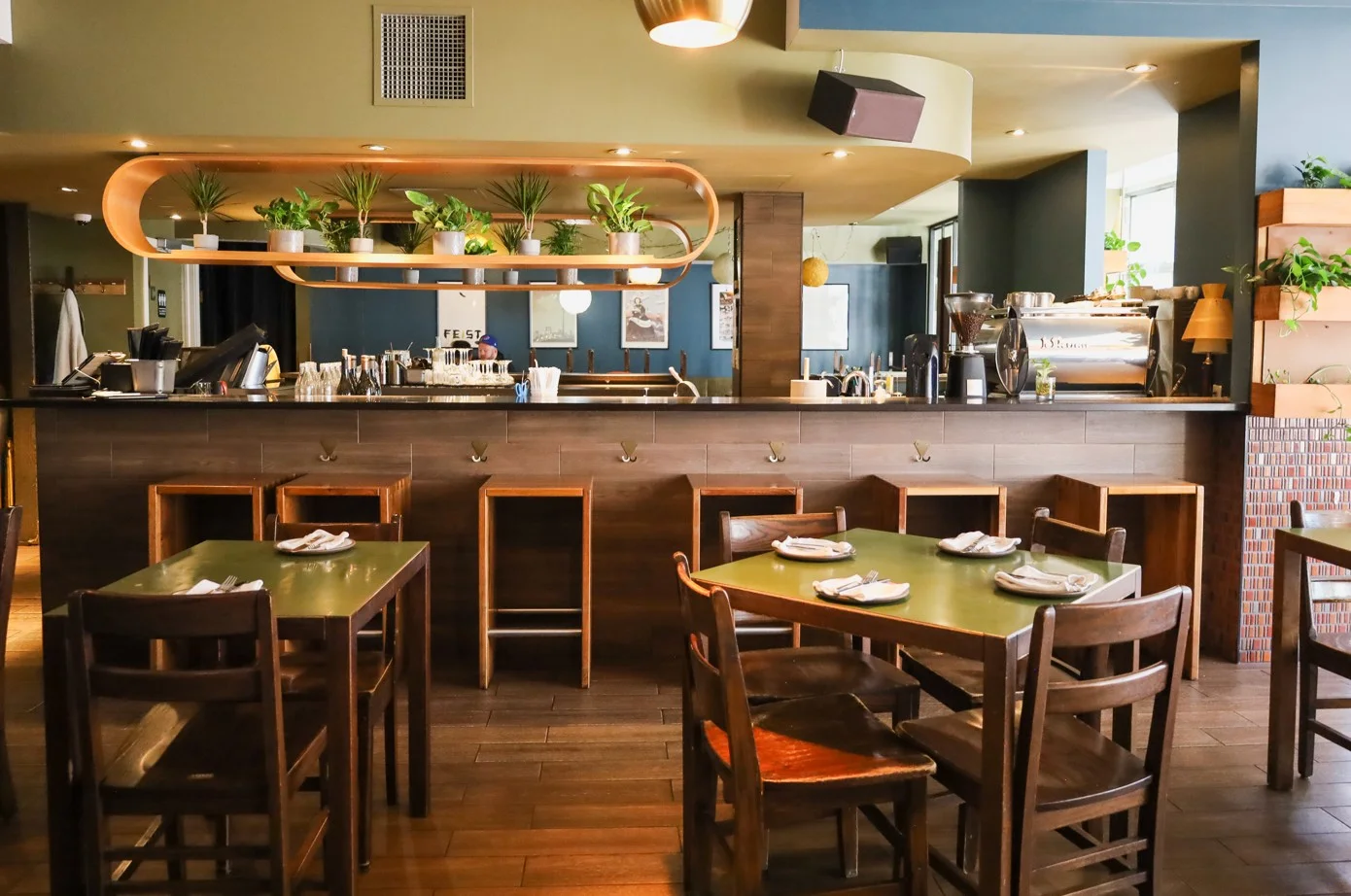 Creative vegetarian fusion dishes at The Coup Calgary