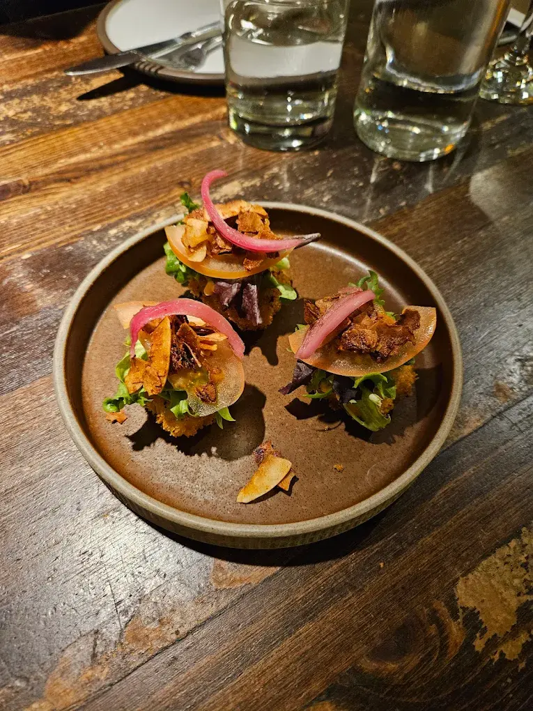 Vegan desserts at The Coup Calgary